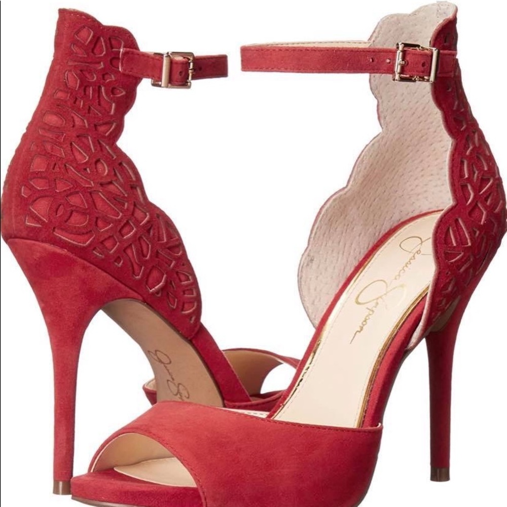 Jessica Simpson new red shoes. Great for parties
